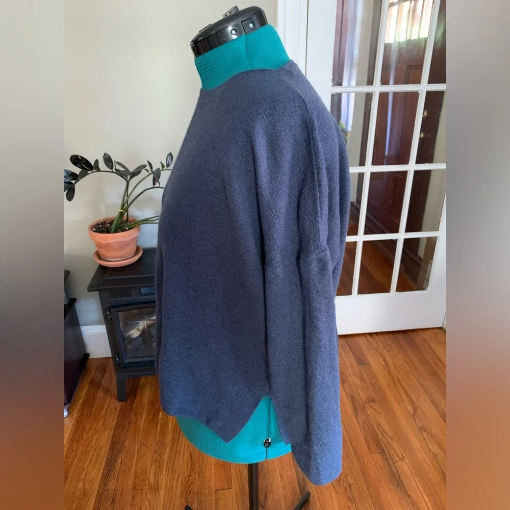 Eileen Fisher 100% superfine merino wool scoop neck sweater M EUC - Picture 5 of 12